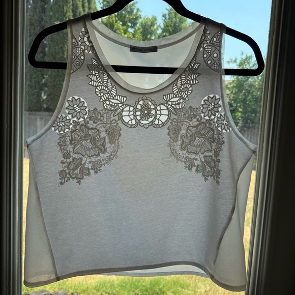 Zara Tank Top~Sm White - Picture 4 of 8